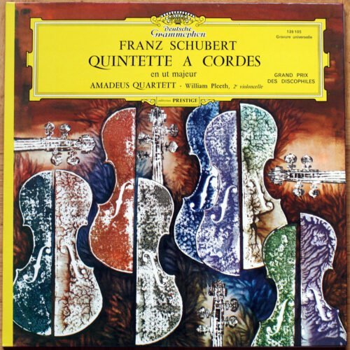 Schubert • Streichquintett C-dur • Quintette à cordes en Ut Majeur • D. 956 • DGG 139 105 • William Pleeth • Amadeus-Quartett