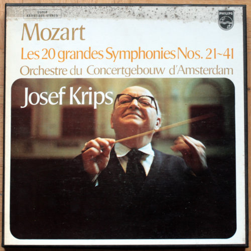 Mozart • Les 20 grandes symphonies n° 21-41 • Philips 6747 130 • Concertgebouw-Orchester Amsterdam • Josef Krips
