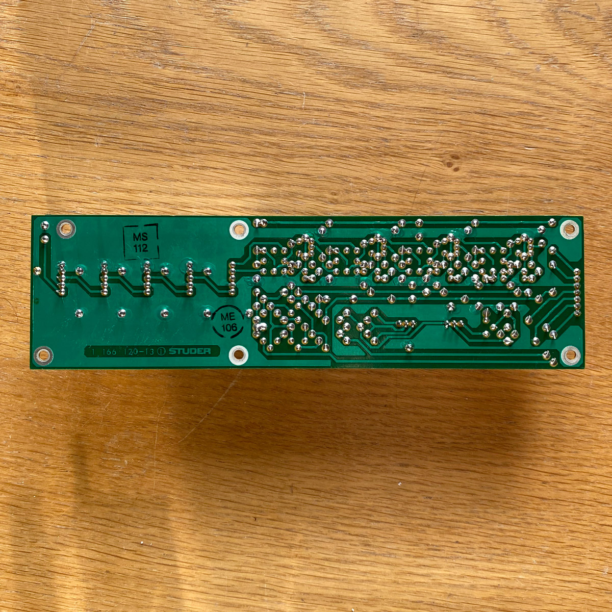 Revox • Tuner B760 • Receiver B 780 • Tuner preamplifier B739 • IF Amplifier • Studer/Revox 1.166.120-13 • Circuit imprimé • Printed circuit board • Spare part