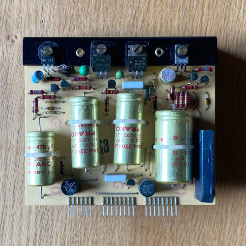 Revox • Tuner B760 • Alimentation • Power supply unit • Netzteil • Studer/Revox 1.166.210-12 • Circuit imprimé • Printed circuit board • Spare part