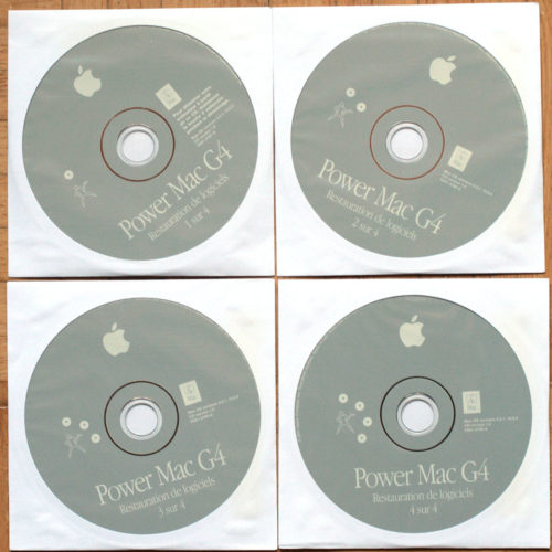 Apple Macintosh • PowerMac G4 • Set d'installation • Install software • OS 9.2.1 & 10.0.4 • Français