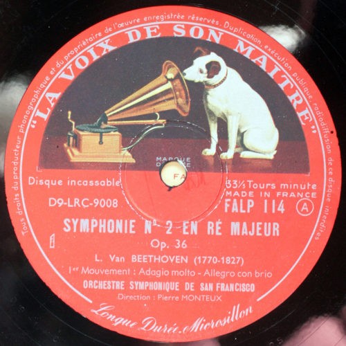 Beethoven • Symphonie n° 2 • Orchestre Symphonique De San Francisco • Pierre Monteux