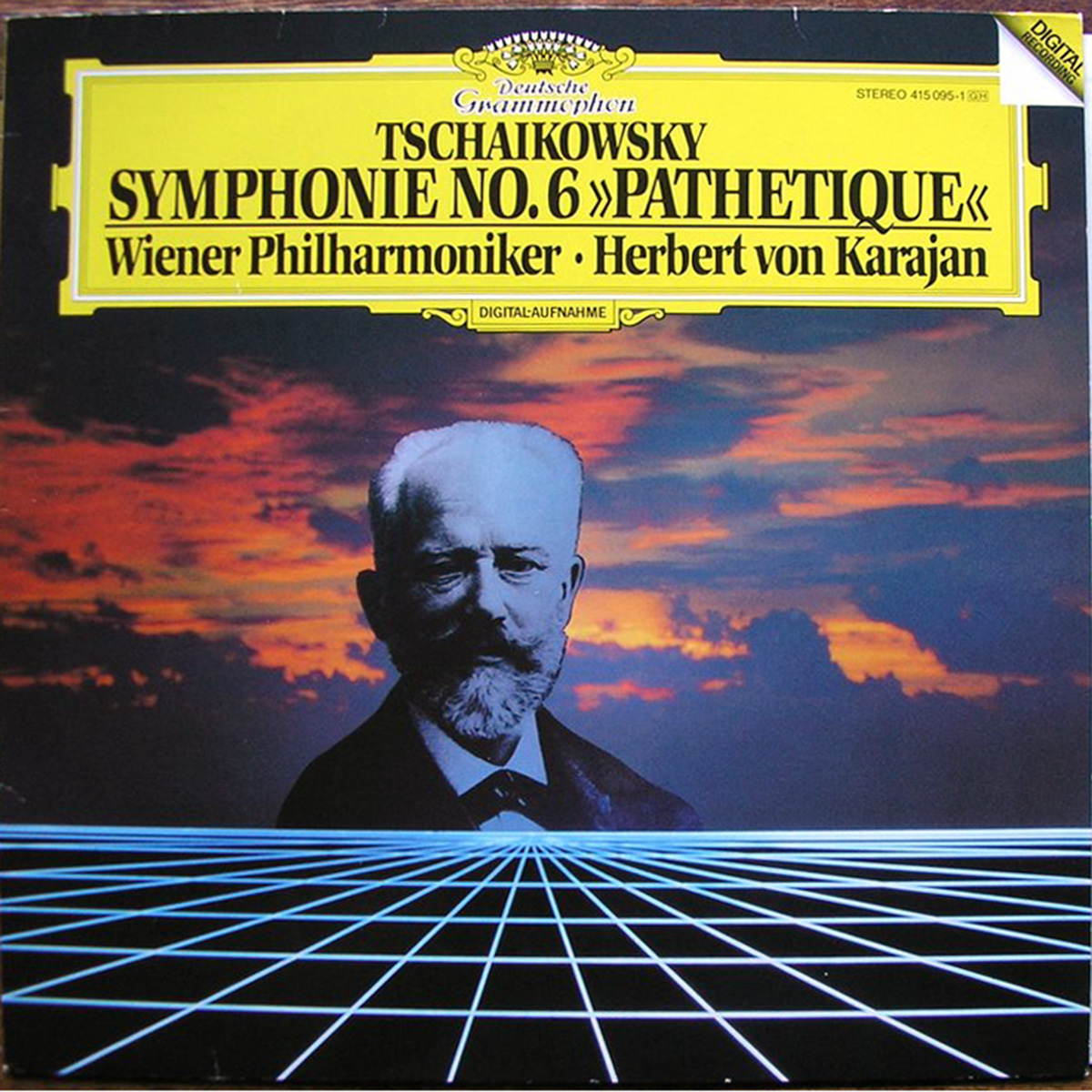 DGG 415 095 Tchaikovsky Symphonie 6 Karajan DGG Digital Aufnahme