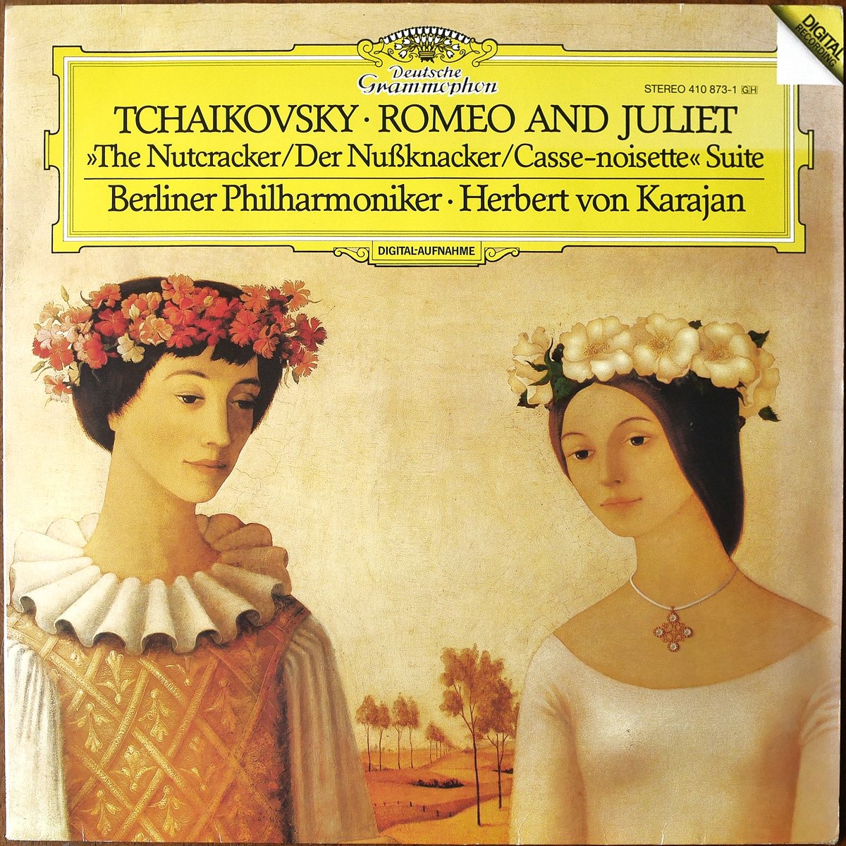 DGG 410 873 Tchaikovsky Romeo & Juliette The Nutcracker Karajan DGG Digital Aufnahme