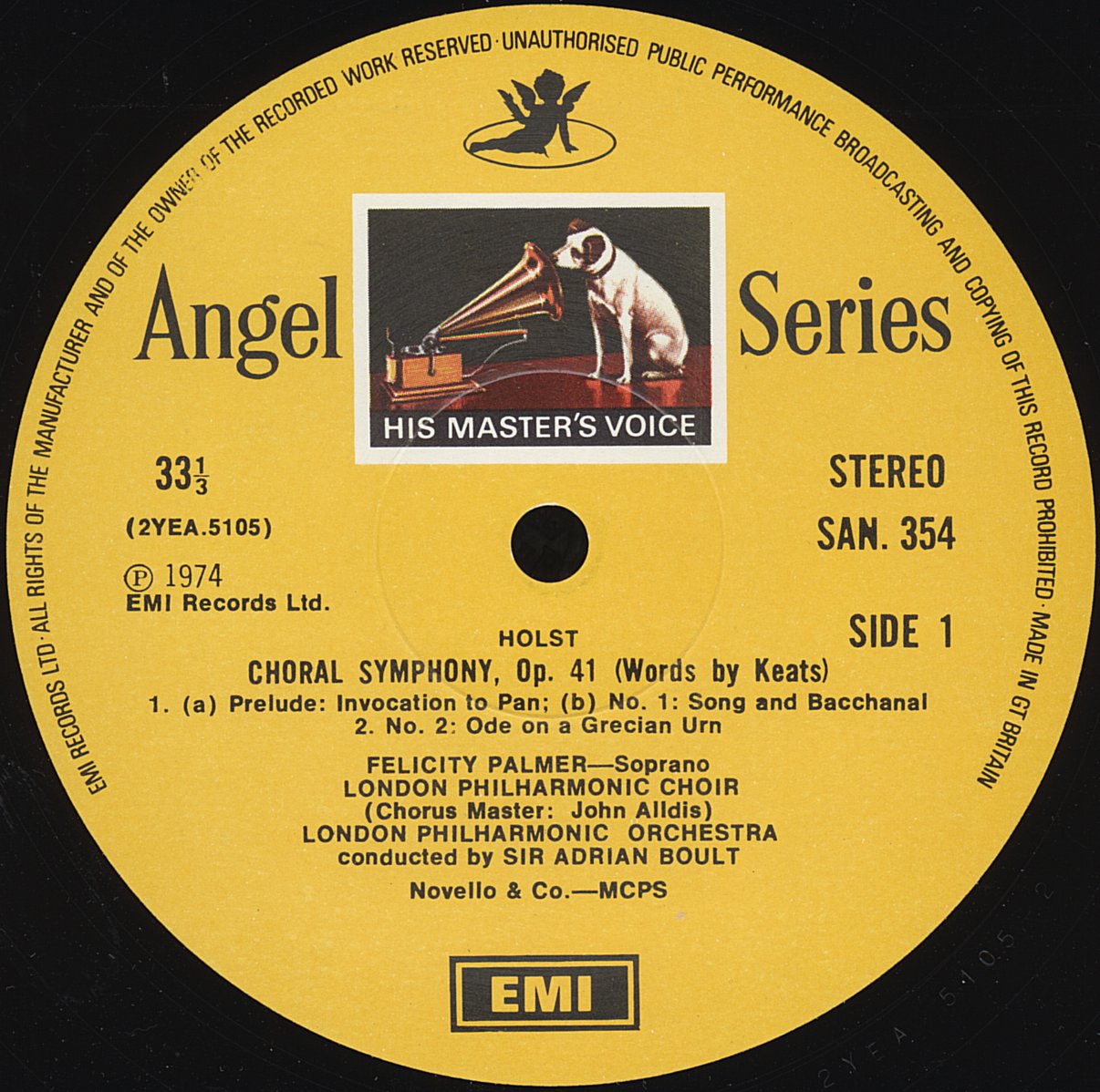 HMV Angel Series | Records | LP | Vinyl | Label Guide | Références | England