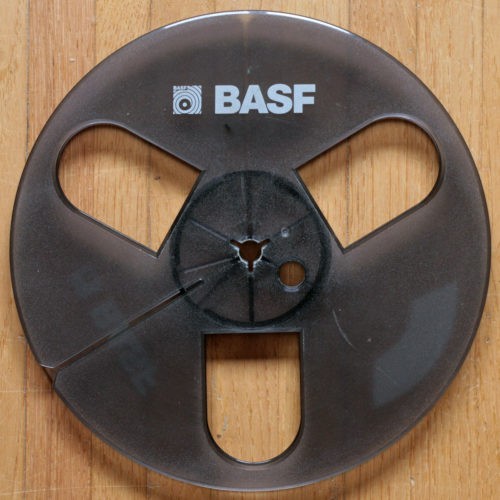 BASF • Bobine vide • Tonbandleerspule • Empty reel • Ø 18 cm
