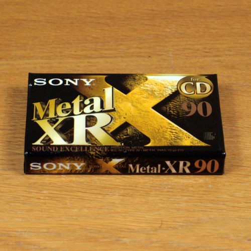 Sony Metal XR 90 • IEC IV/Type IV • Metal Position • Cassette audio vierge • Blank audio cassette tape • Neuve et scellée • New and sealed • NOS