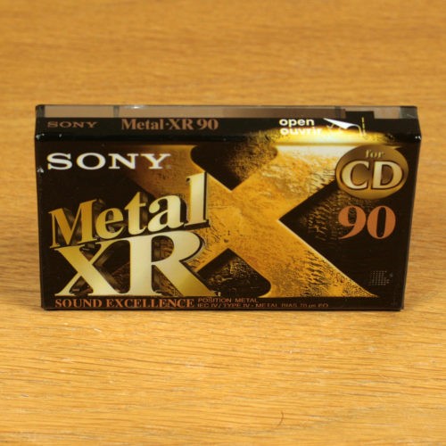 Sony Metal XR 90 • IEC IV/Type IV • Metal Position • Cassette audio vierge • Blank audio cassette tape • Neuve et scellée • New and sealed