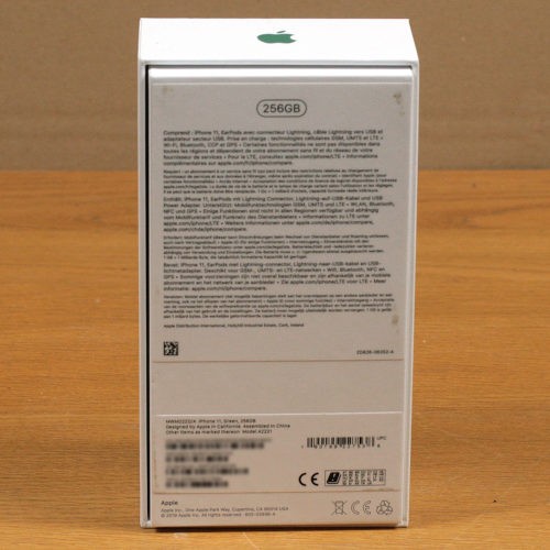 Apple • Boîte vide originale pour iPhone 11 • Green • 256 GB