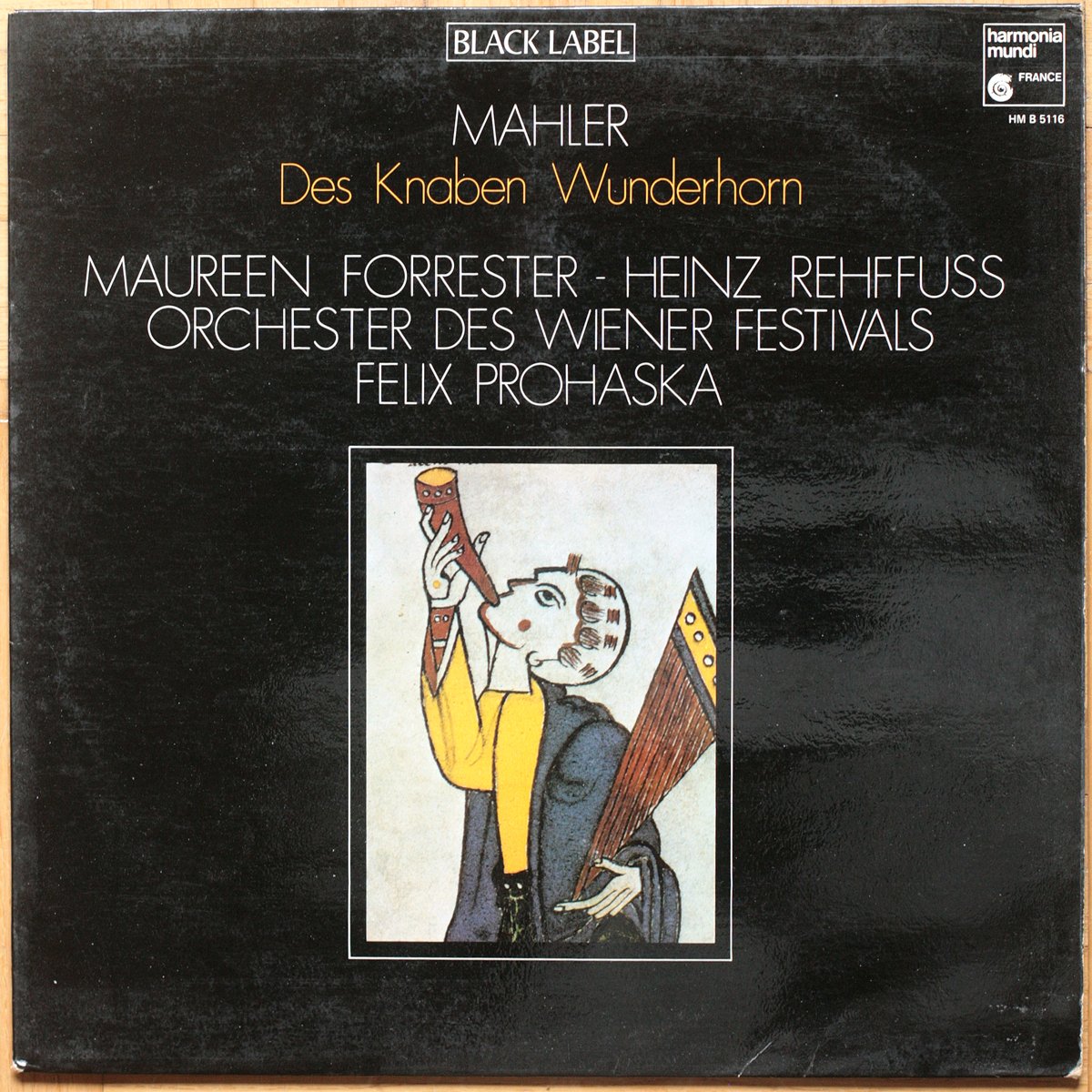 Mahler • Des Knaben Wunderhorn • Maureen Forrester • Heinz Rehfuss • Orchestre du Festival de Vienne • Felix Prohaska
