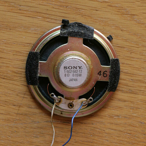 Sony • Stereo cassette recorder TC-D5M • Haut-parleur • Speaker • Lautsprecher • Sony 1-502-582-12 • Spare part