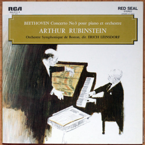 Beethoven • Concerto pour piano n° 3 • Klavierkonzert Nr. 3 • Arthur Rubinstein • Boston Symphonic Orchestra • Erich Leinsdorf