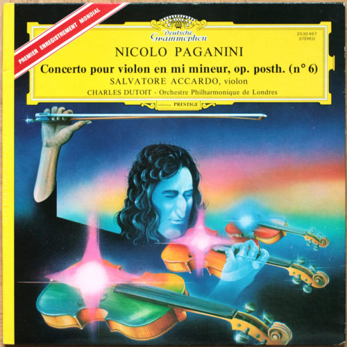 Paganini • Concerto pour violon n° 6 • La primavera • DGG 2530 900 • Salvatore Accardo • London Philharmonic Orchestra • Charles Dutoit