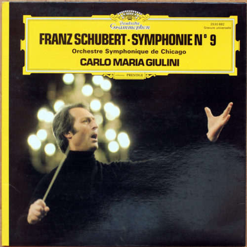 Schubert • Symphonie n° 9 • DGG 2530 882 • Chicago Symphony Orchestra • Carlo Maria Giulini