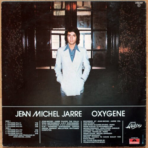 Jarre • Oxygène • Les Disques Motors 2933 207 • 1976
