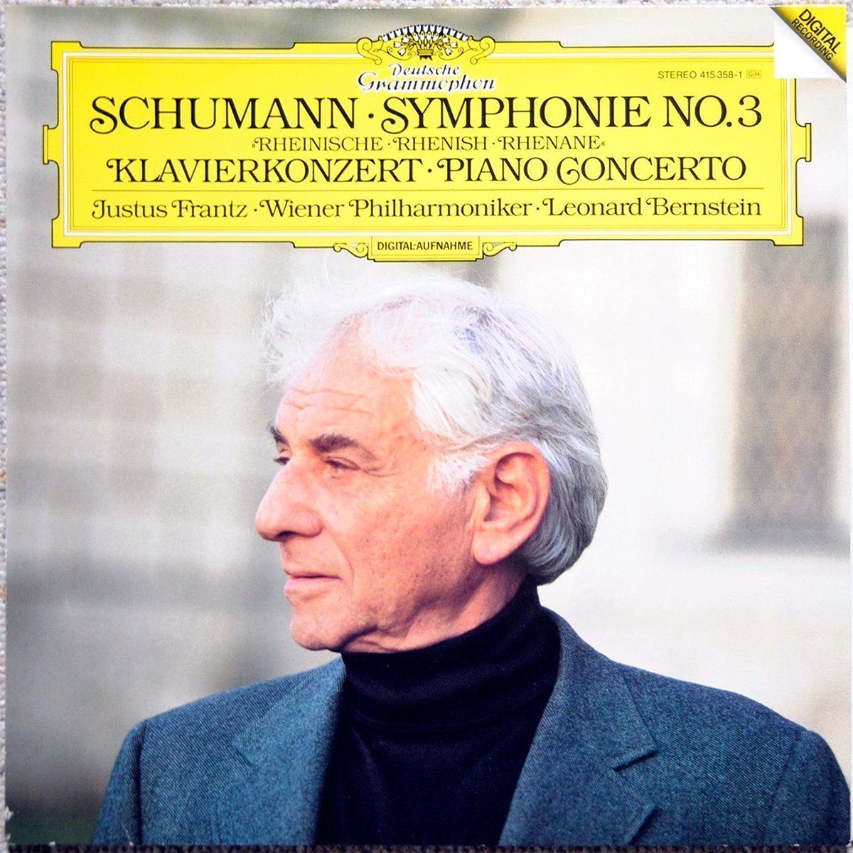 DGG 415 358 Schumann Symphonie 3 Bernstein DGG Digital Aufnahme