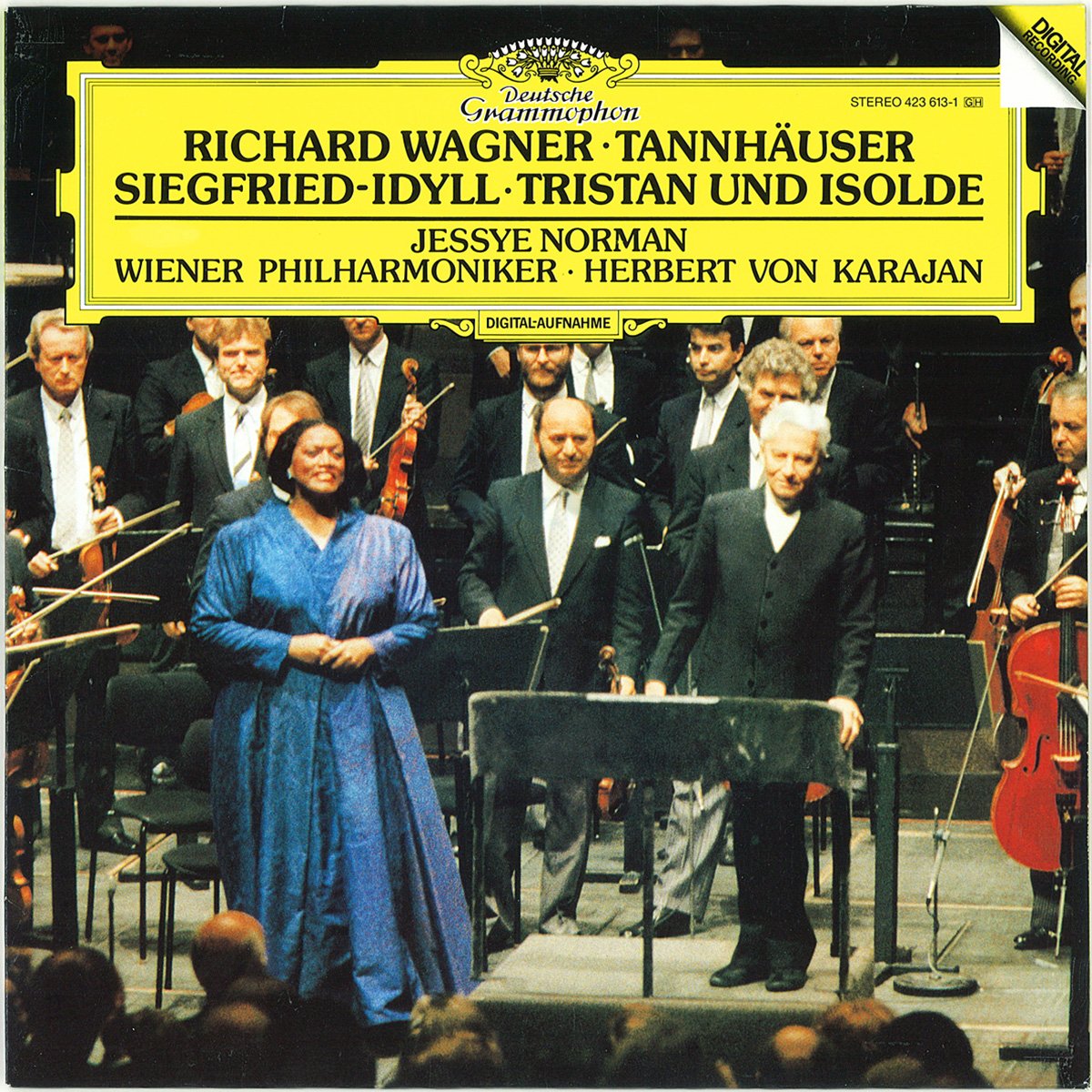 DGG 423 613 Wagner Tannhauser Siegfried Tristan Norman Karajan DGG Digital Aufnahme