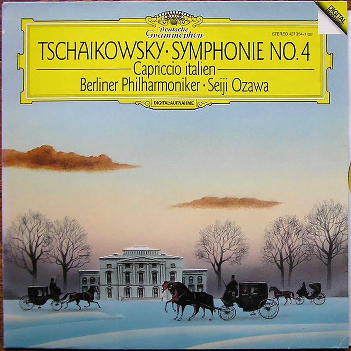 DGG 427 354 Tchaikovsky Symphonie 4 Capriccio Ozawa DGG Digital Aufnahme