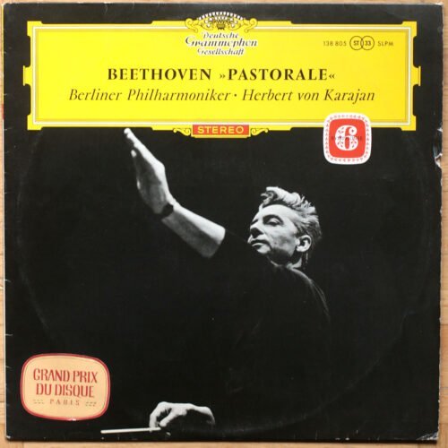 Beethoven • Symphonie n° 6 "Pastorale" • DGG 138 805 SLPM Red Stereo • Berliner Philharmoniker • Herbert von Karajan