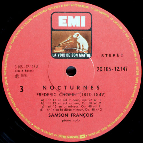 Chopin • Les 21 Nocturnes • EMI 2 C 165-12146/7 • Samson François