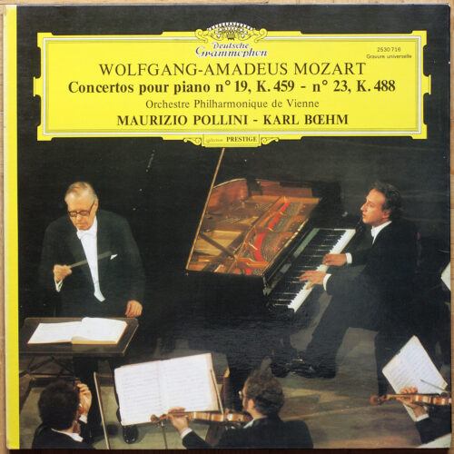 Mozart • Concertos pour piano n° 23 – KV 488 • n° 19 – KV 459 • DGG 2530 716 • Maurizio Pollini • Wiener Philharmoniker • Karl Bohm