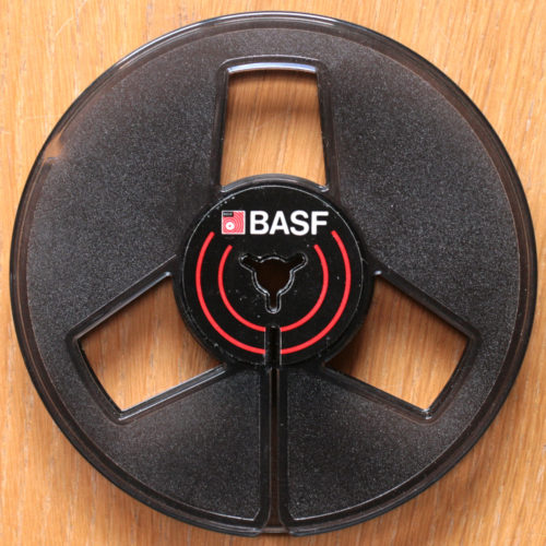 BASF • Bobine vide • Tonbandleerspule • Empty reel • Ø 13 cm • Occasion • Gebraucht • Used