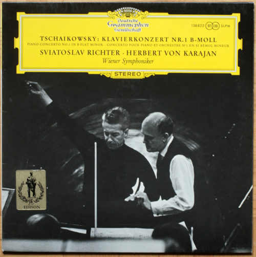 Tchaikovsky • Tschaikowsky • Concerto pour piano n° 1 • DGG 138 822 SLPM • Svjatoslav Richter • Wiener Philharmoniker • Herbert von Karajan