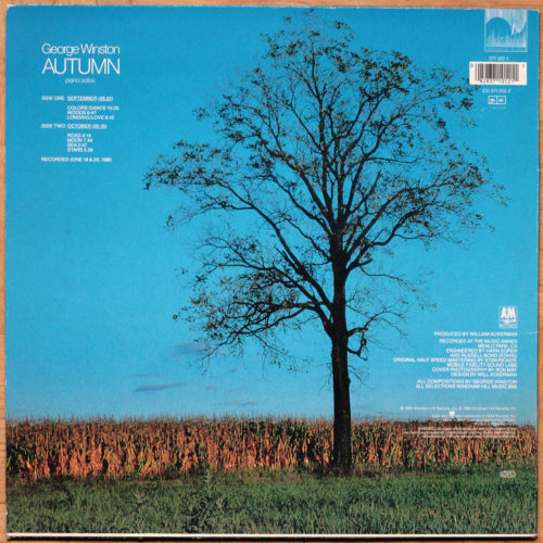 George Winston • Autumn • Piano solos • A&M Records 371 012-1
