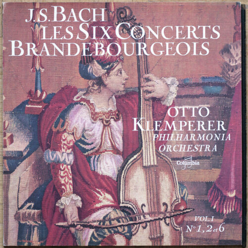 Bach • Les 6 concertos brandebourgeois • Columbia FCX 910 & 911 • Philharmonia Orchestra Conductor • Otto Klemperer