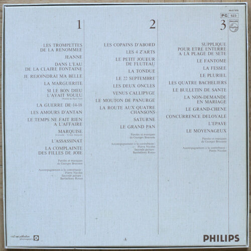 Brassens • Volume 3 • Chansons de 1961 à 1966