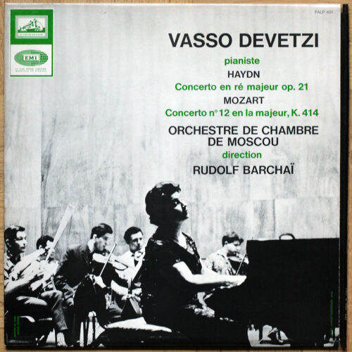 Haydn – Concerto pour piano n° 1 - Op. 21 • Mozart – Concerto pour piano n° 12 - KV 414 • FALP 831 • Vasso Devetzi • Orchestre de Chambre de Moscou • Rudolf Barshai (Barchai)