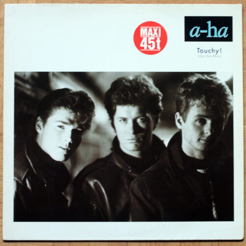 A-Ha • Aha • Touchy! (Go-Go mix) • Touchy! (LP version) • Hurry home (LP version) • Warner 921 044-0 • Maxi single • 12" • 45 rpm