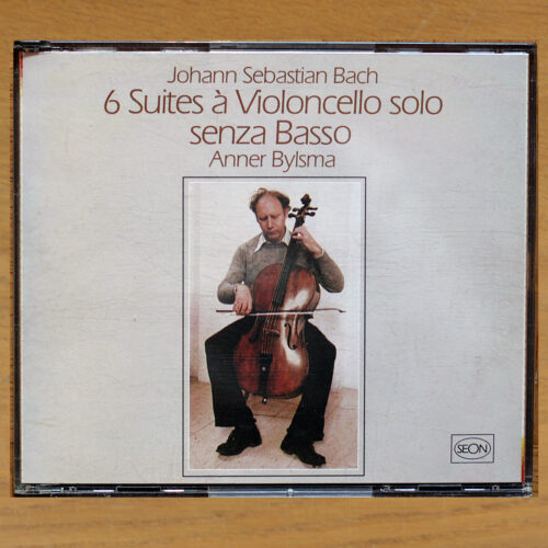 Bach • 6 suites pour violoncelle solo • 6 suites a violoncello solo senza basso • Seon RD709502(2) • Anner Bylsma