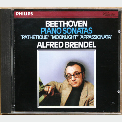 Beethoven • Sonates n° 14 “Mondschein” – n° 8 “Pathetique” – n° 23 “Appassionata” • Philips 411 470-2 • Alfred Brendel