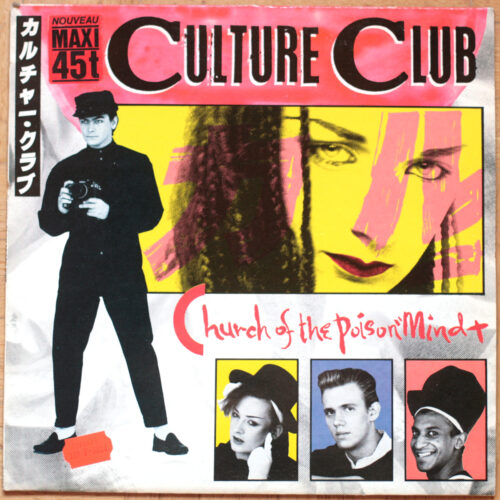 Culture Club • Boy George • Church of the poison mind • Mystery boy • Man shake • Virgin 600795 • Maxi single • 12" • 45 rpm