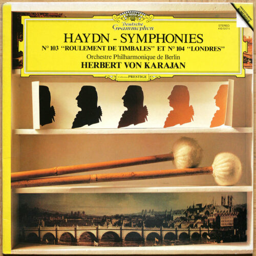 Haydn • Symphonie nᵒ 103 "Roulement de timbales" & n° 104 "Londres" • DGG 410 517-1 Digital • Berliner Philharmoniker • Herbert von Karajan