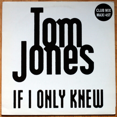 Tom Jones • If I only knew • Interscope Records PROC 9365 • Disque de promotion • Maxi single • 12" • 45 rpm