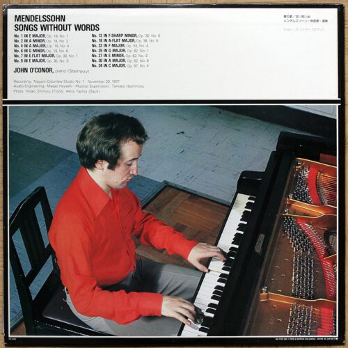 Mendelssohn • Lieder ohne Worte ∙ Songs without words • Denon OX-7121-ND • PCM Digital • John O'conor