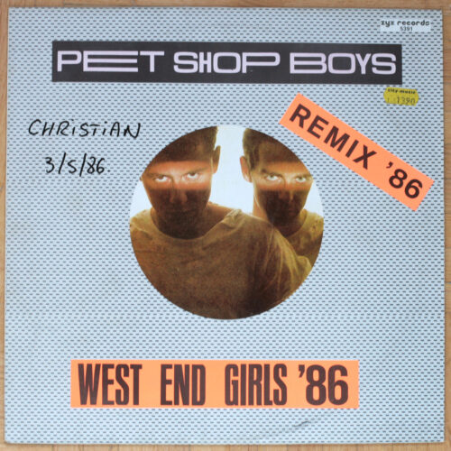 Pet Shop Boys • West end girls '86 • Hurricans • Theme for fhe Pet Shop Boys • ZYX Records ZYX 5391 • Maxi single • 12" • 45 rpm