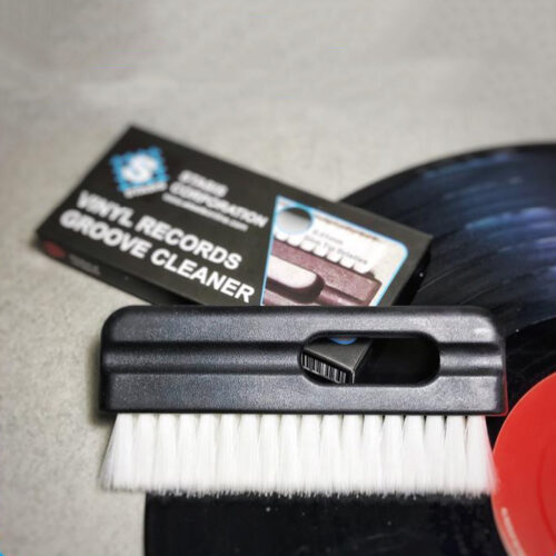 Stasis Groove Cleaner Brush 2022 • Brosse pour nettoyage sec ou humide des disques vinyles • Vinyl records groove cleaner brush