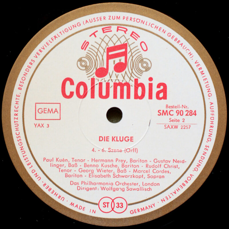 Columbia | Records | LP | Vinyl | Label Guide | Références | Germany