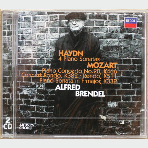 Haydn – 4 Piano Sonatas • Mozart – Piano concerto Nr. 20 KV 466 – Concert Rondo KV 382 – Rondo KV 511 – Piano Sonata In F Major KV332 • Decca 475 7185 • Alfred Brendel