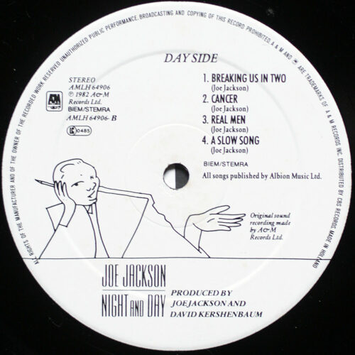 Joe Jackson • Night And Day • A&M Records AMLH 64906