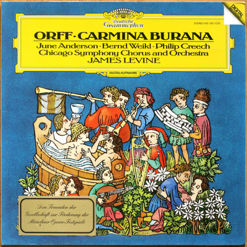 Orff • Carmina Burana • DGG 415 136-1 Digital • June Anderson • Bernd Weikl • Philip Creech • Chicago Symphony Orchestra • James Levine