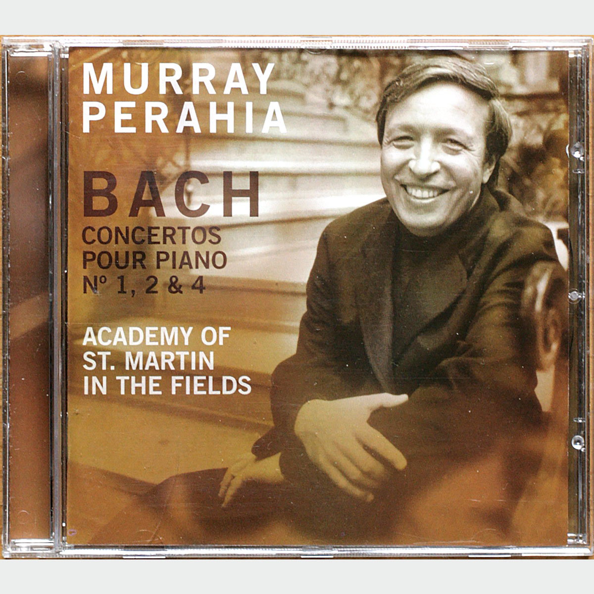Bach • Concertos pour piano 1 & 2 & 4 • BWV 1052 – 1053 – 1055 • Sony SK 89 245 • Murray Perahia • Academy Of St. Martin In The Fields