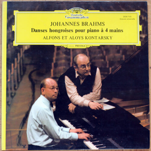 Brahms • Danses hongroises pour piano à quatre mains • Ungarische Tänze Nr. 1-21 • DGG 2530 710 • Alfons & Aloys Kontarsky