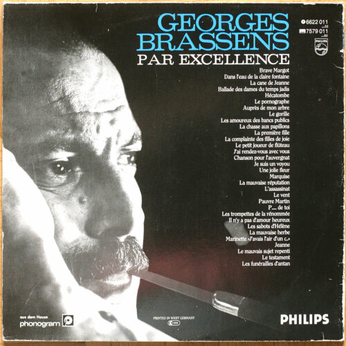 Georges Brassens • Par excellence ! • 32 chansons célèbres • Compilation • Philips 6622 011
