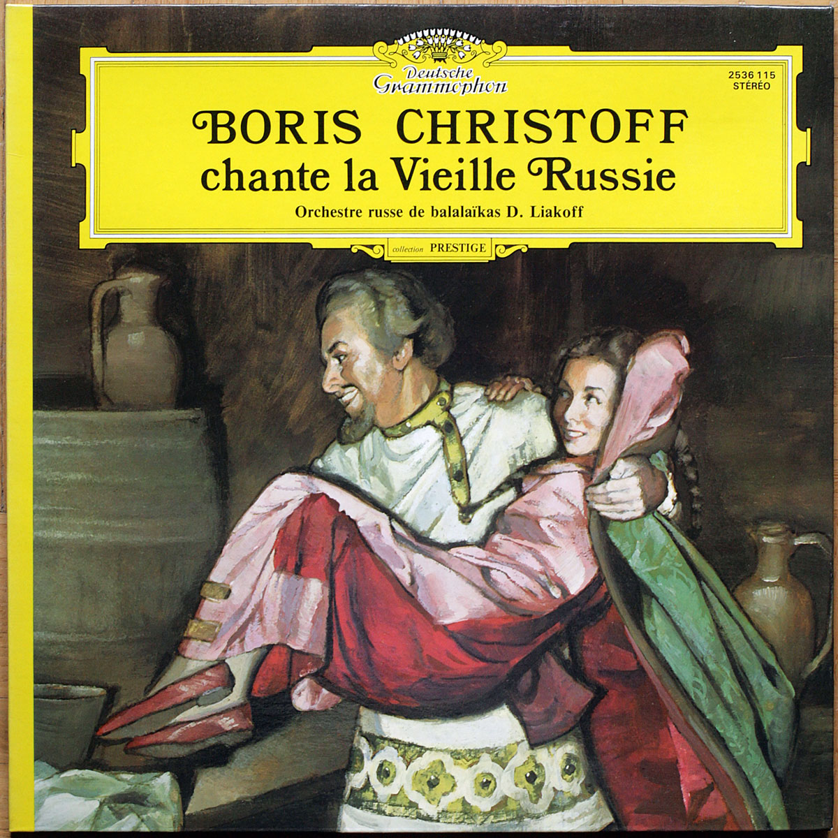 Boris Christoff chante la vieille Russie • Russische Gesänge • Russian melodies • DGG 2536 115 • Orchestre russe de balalaïkas • Dimitri Liakoff