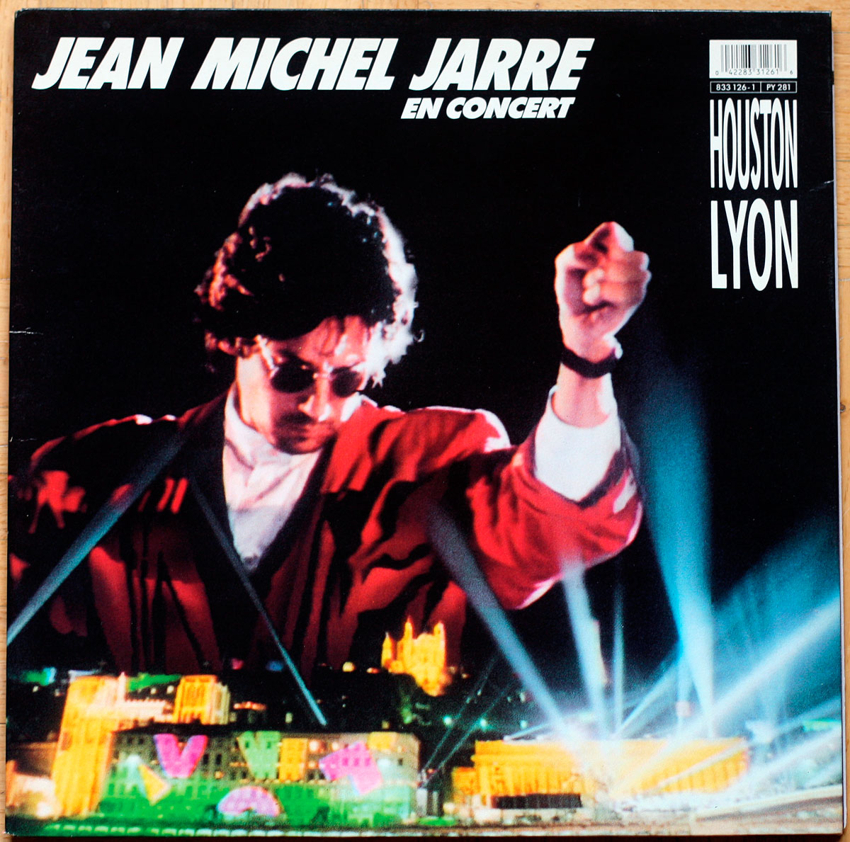 Jean-Michel Jarre • En concert • Houston • Lyon • Dreyfuss 833 126-1 • 1987