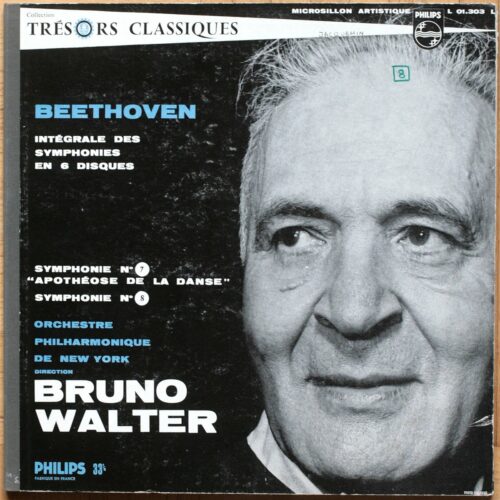 Beethoven • Symphonies n° 7 & 8 • Philips Minigroove L 01 303 L • The New York Philharmonic Orchestra • Bruno Walter